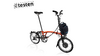 Testvelo Brompton Electric, Flammlack, onesize