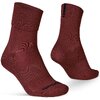 GripGrab Lightweight SL Regular Cut Summer Socks DarkRed, XS-(35-38)
