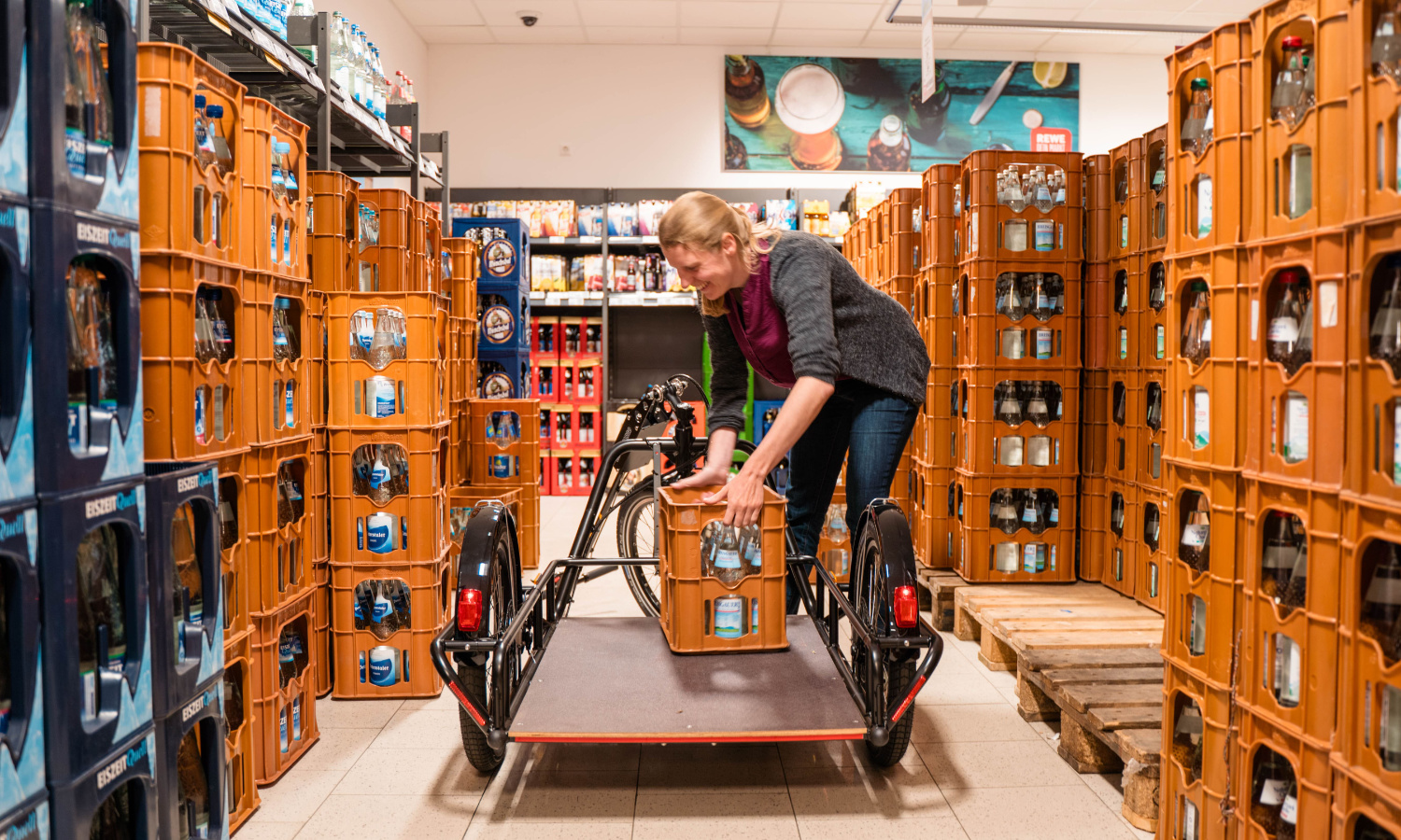 Carla-Cargo Anhänger, Velociped Kriens - Luzern
